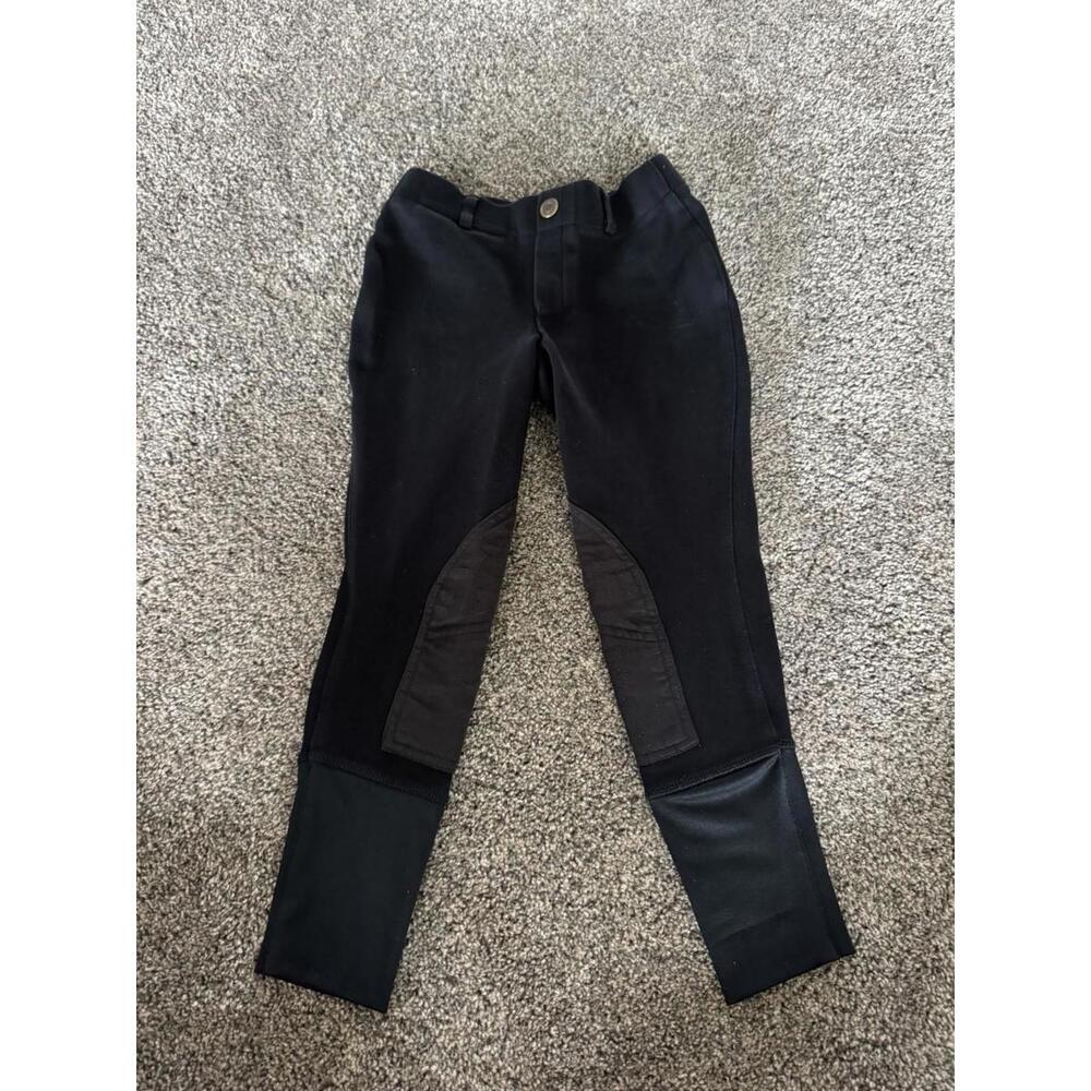 Tuff‎ Rider Horseback Riding Pants Equestrian Youth Size 6 Black